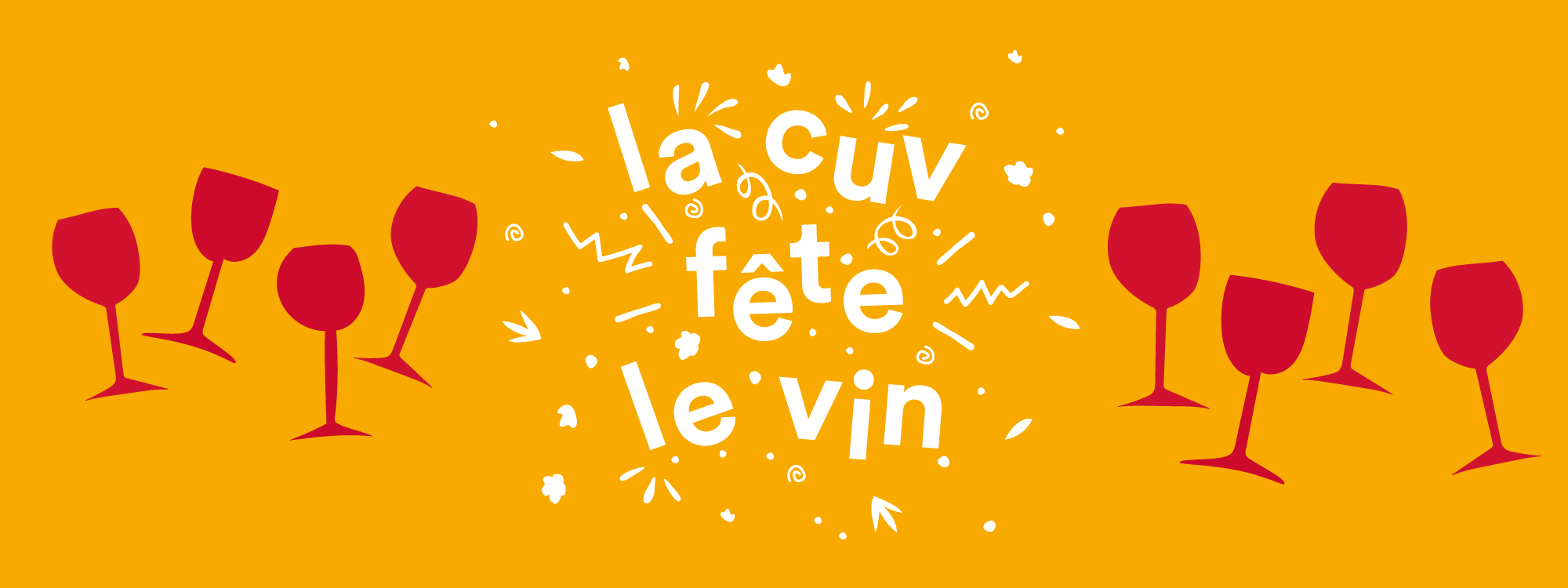 La CUV fête le vin. Photo de couverture jaune.