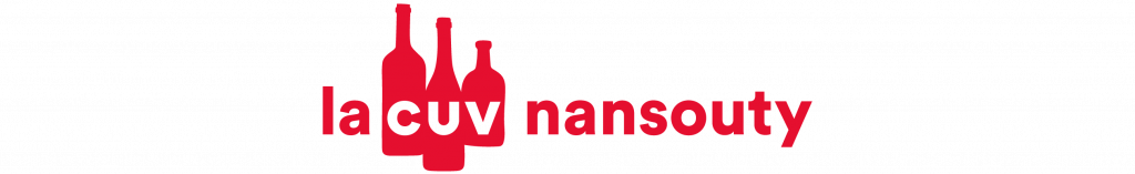 Logo de la CUV Nansouty, montrant des bouteilles de vin stylisées.